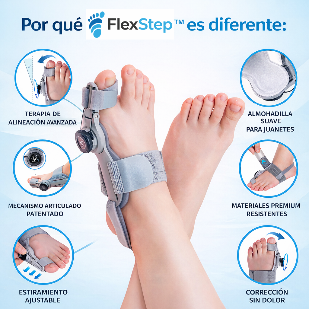 FlexStep™ La solución para los juanetes